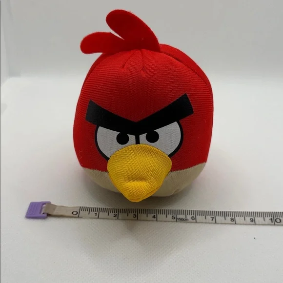 Red Angry Birds Plush Toy 2012 by Tactic Rovio Small Size - Picture 9 of 10